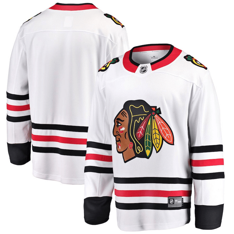 Chicago Blackhawks 2025 Road Breakaway White Jersey