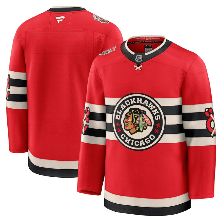 Chicago Blackhawks 2025 Winter Classic Premium Red Jersey