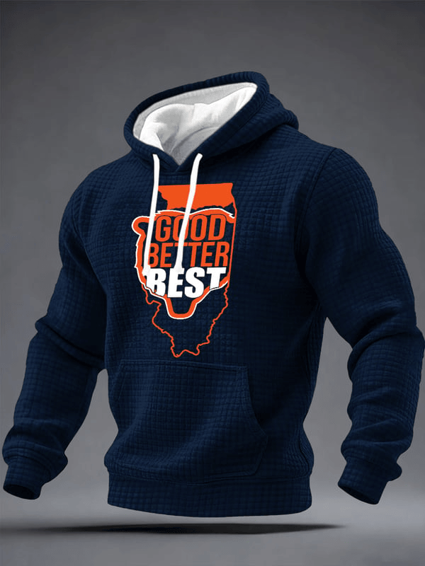 Chicago Football Good Better Best Hoodie Chicago Strong Bears Hoodie Navy Gifts For Fan