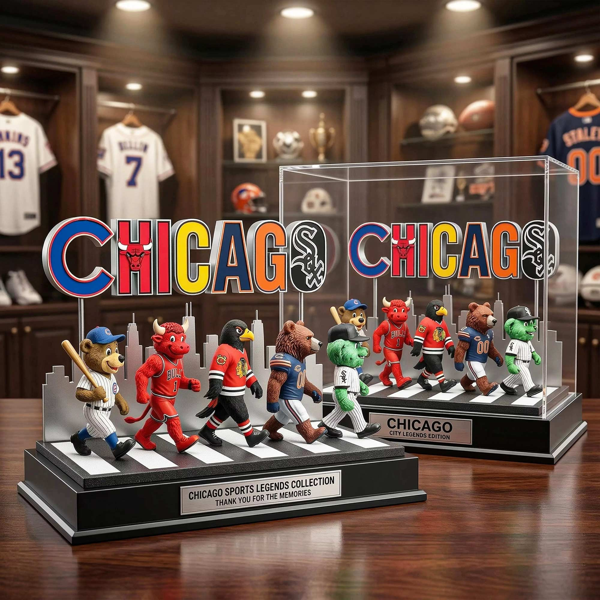 Chicago Sports Legends Collection Acrylic Plaque Thank You For The Memories Chicago Merch