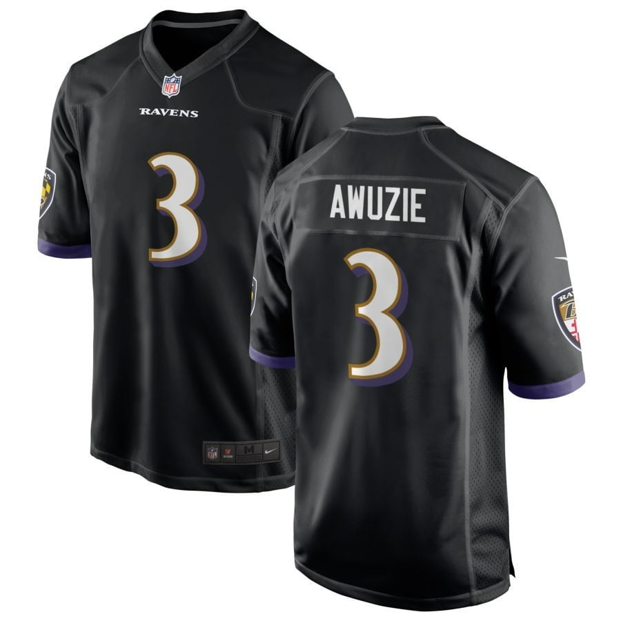 Chidobe Awuzie Baltimore Ravens 2025 Alternate Game Jersey - Black