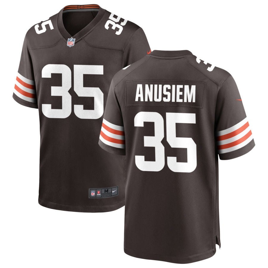 Chigozie Anusiem Cleveland Browns 2025 Game Jersey - Brown