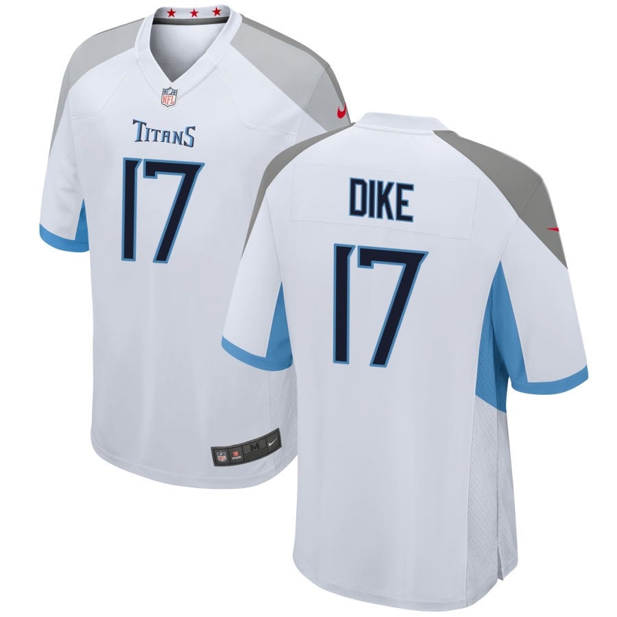 Chimere Dike Tennessee Titans 2025 Game Jersey - White