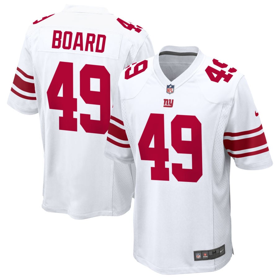 Chris Board New York Giants 2025 Game Jersey - White