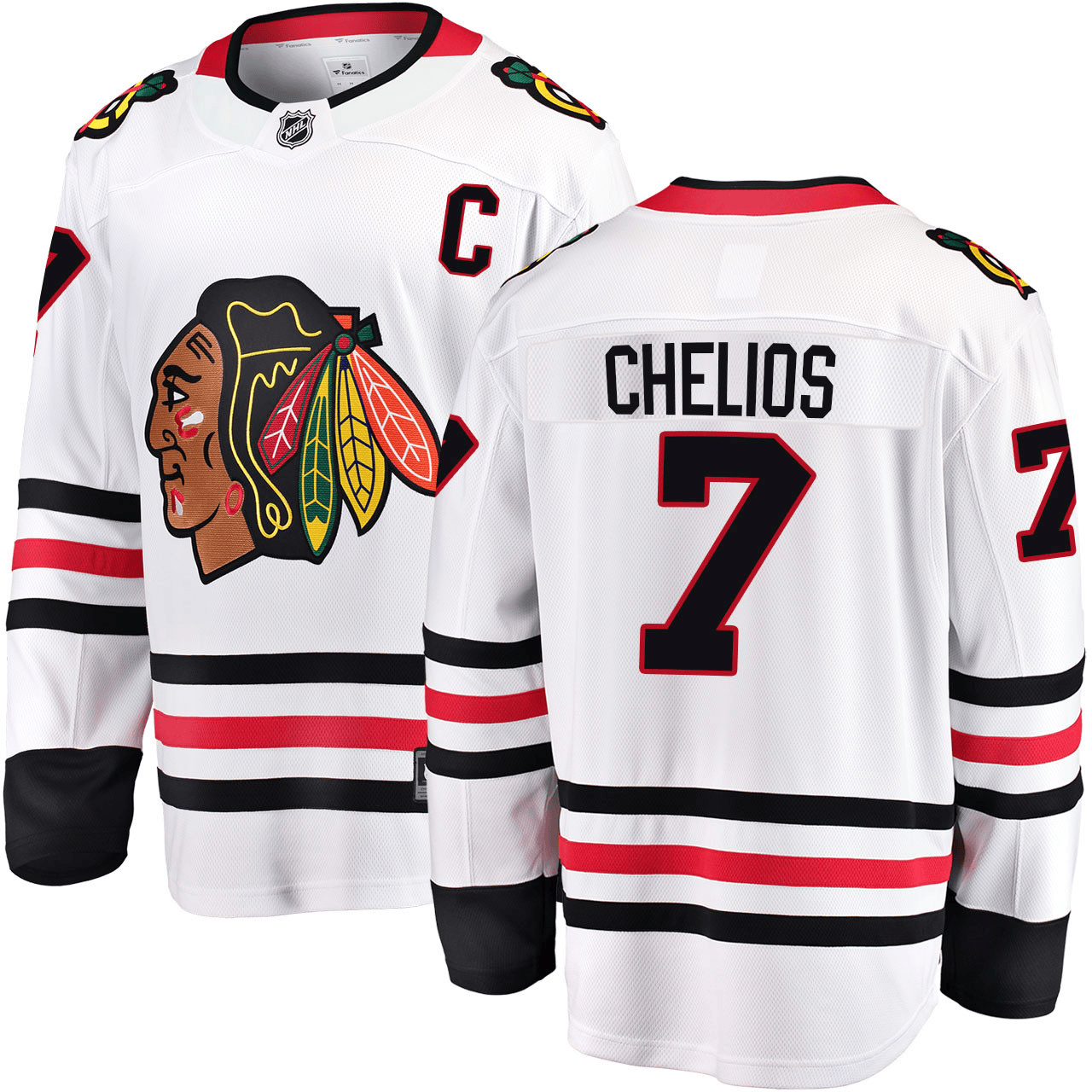 Chris Chelios Chicago Blackhawks 2025 Road Breakaway White Jersey
