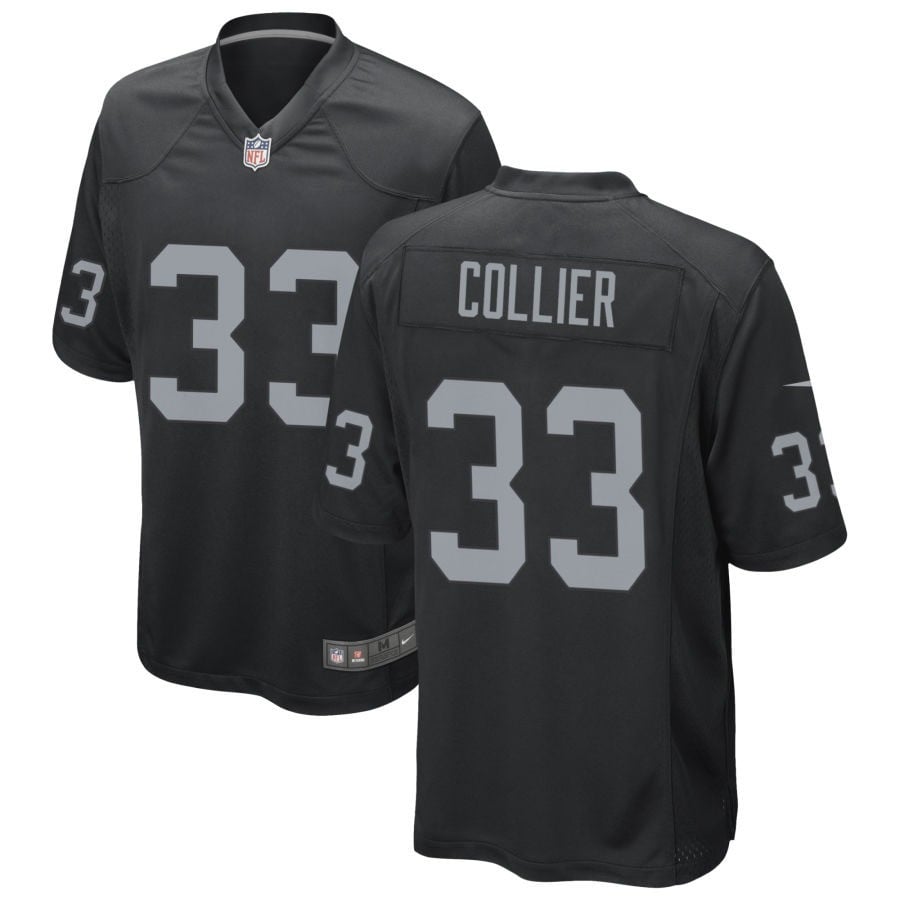 Chris Collier Las Vegas Raiders 2025 Game Jersey - Black