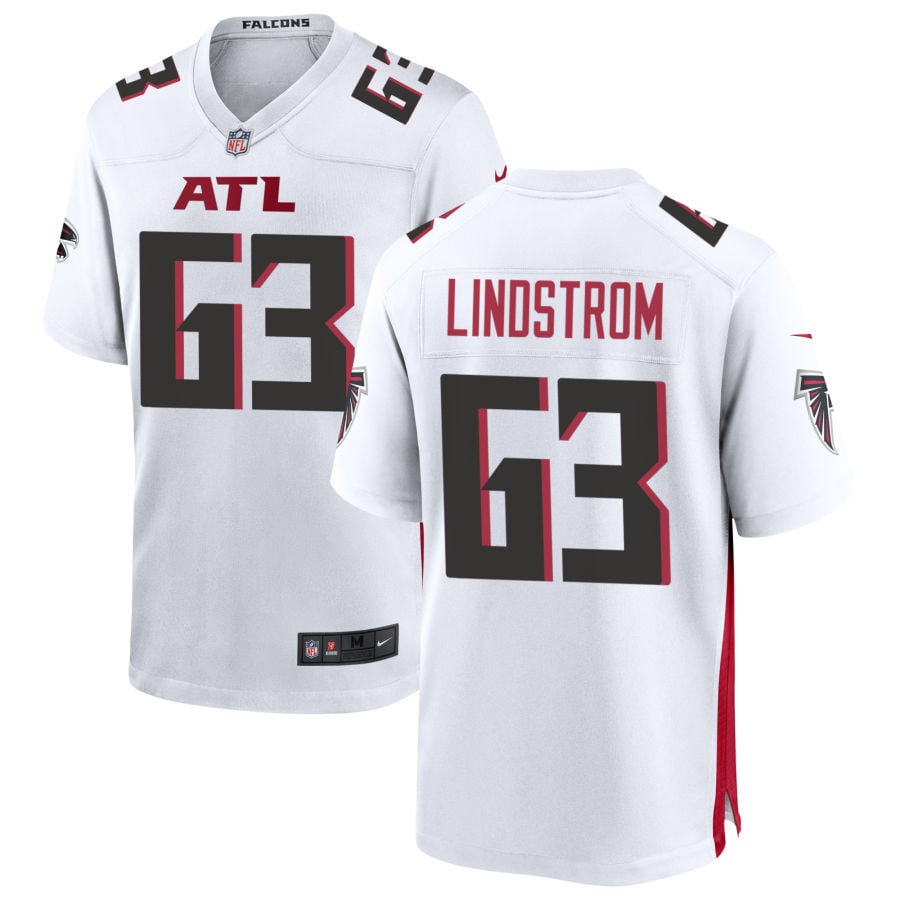 Chris Lindstrom Atlanta Falcons 2025 Game Jersey - White