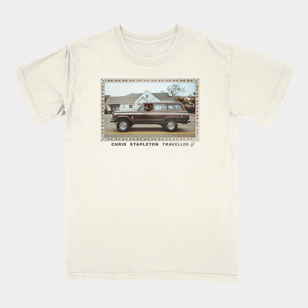 Chris Stapleton Merch 2026 Traveller Jeep Photo T-Shirt Best Gifts For Husband