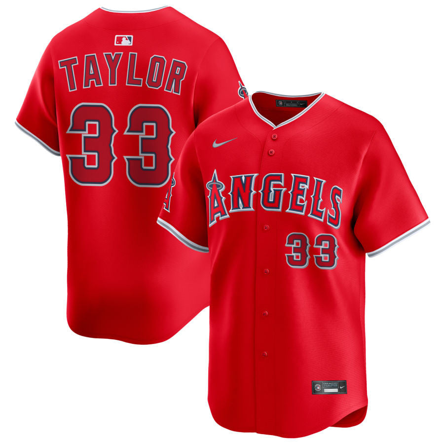 Chris Taylor Los Angeles Angels 2025 Alternate Limited Jersey - Red