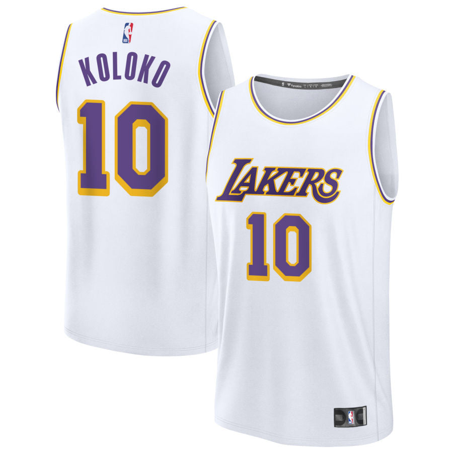 Christian Koloko Los Angeles Lakers 2025 Association Edition Jersey - White