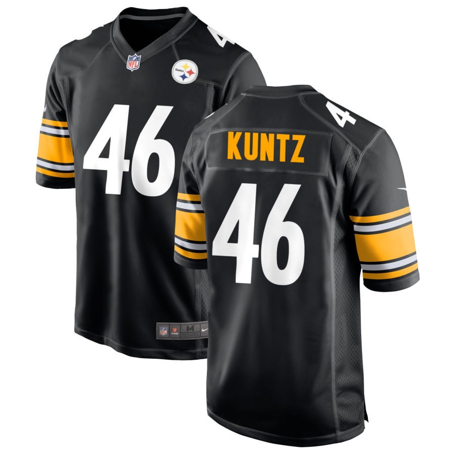 Christian Kuntz Pittsburgh Steelers 2025 Game Jersey - Black