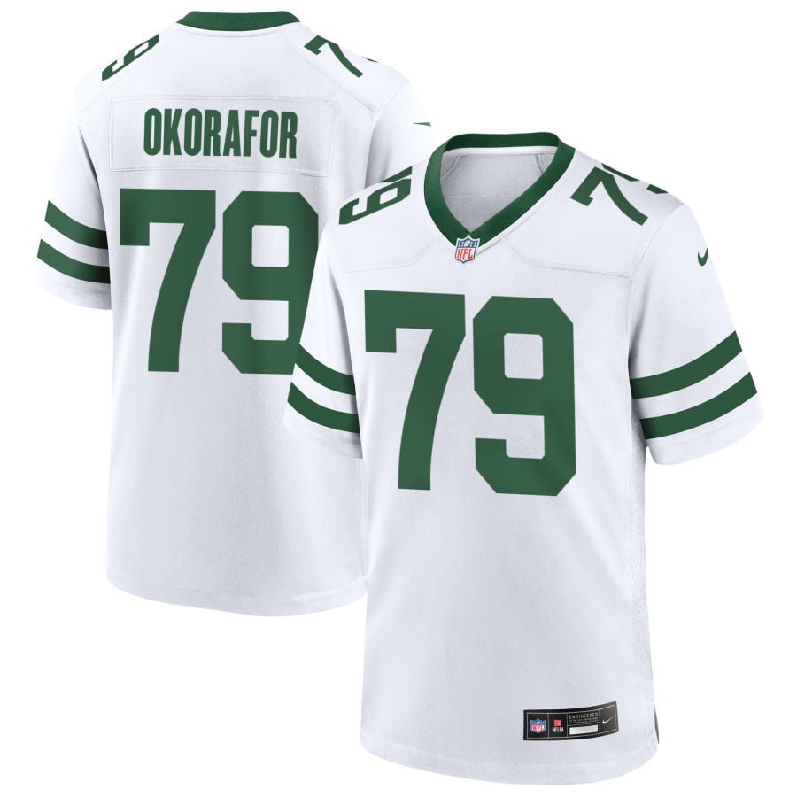 Chukwuma Okorafor New York Jets 2025 Game Jersey - Legacy White