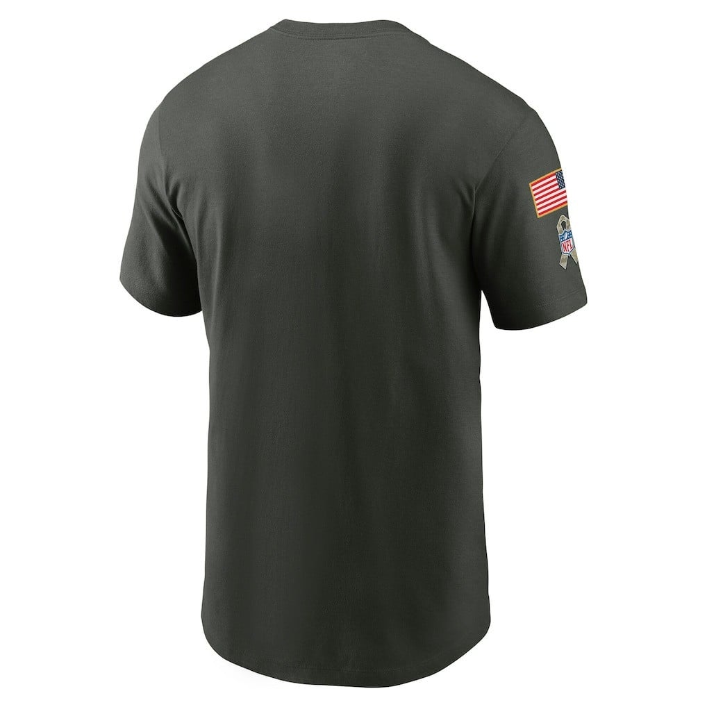 Cincinnati Bengals 2025 Salute to Service Sideline Primary Edge Dri-FIT T-Shirt - Forest Green - Image 3