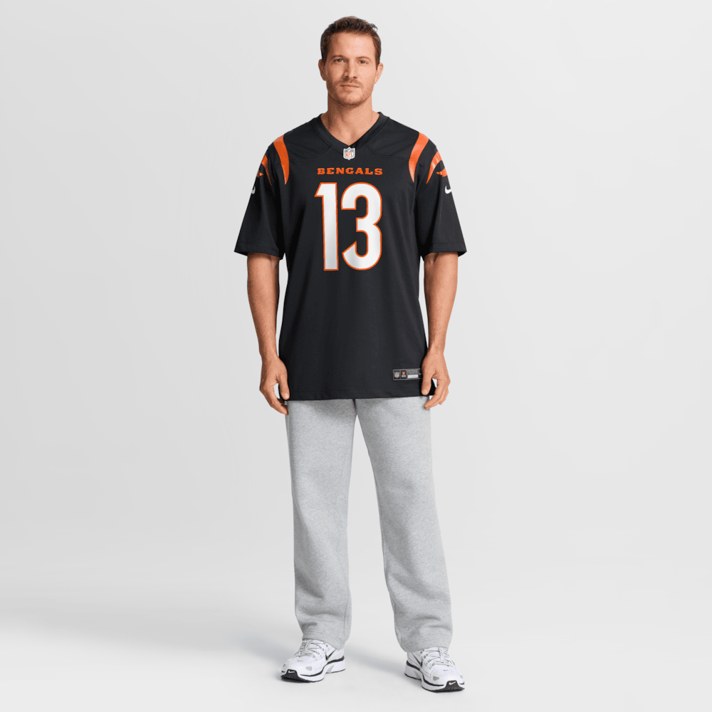 Cincinnati Bengals Merch - Men's Ken Riley Retired Player Game Jersey, Black  - Football Based Gifts