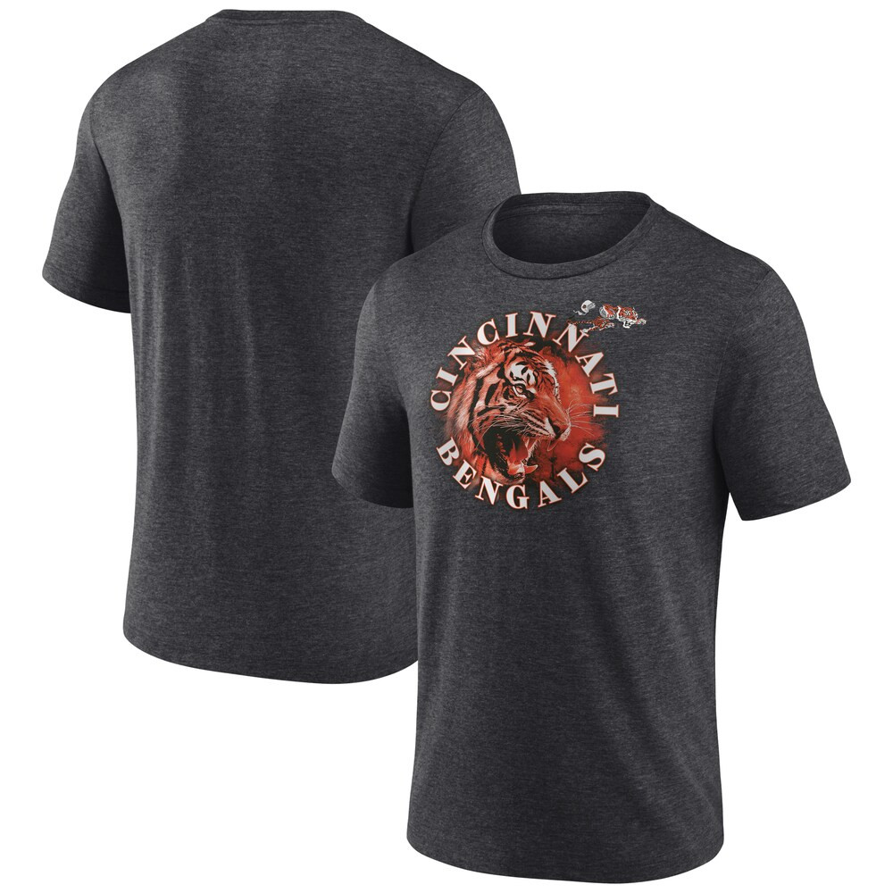 Cincinnati Bengals Merch - Men's Sporting Chance T-Shirt, Charcoal - Best Presents For Football Lovers