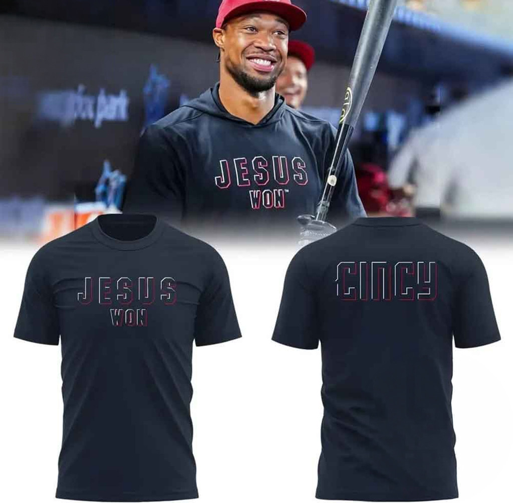 Cincinnati Reds Jesus Won T-Shirt 2026 Cincinnati Reds Merch Gifts For Christian