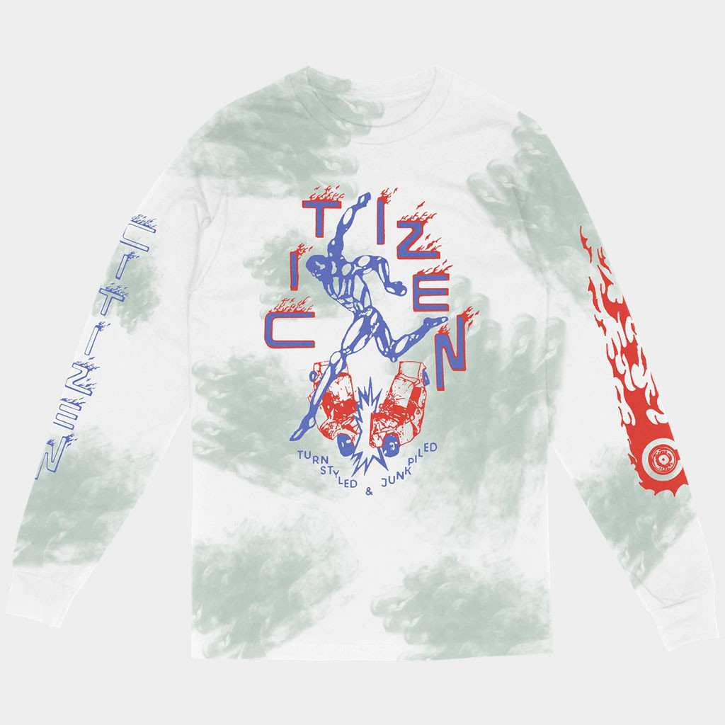 Citizen Band Merch Junkpile Tie Dye Long Sleeve Shirt Citizen T-Shirt Gifts For Rock Lovers