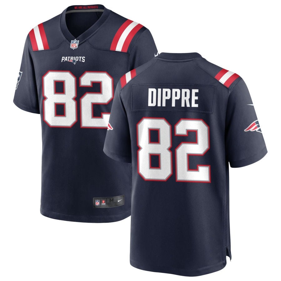 CJ Dippre New England Patriots 2025 Game Jersey - Navy