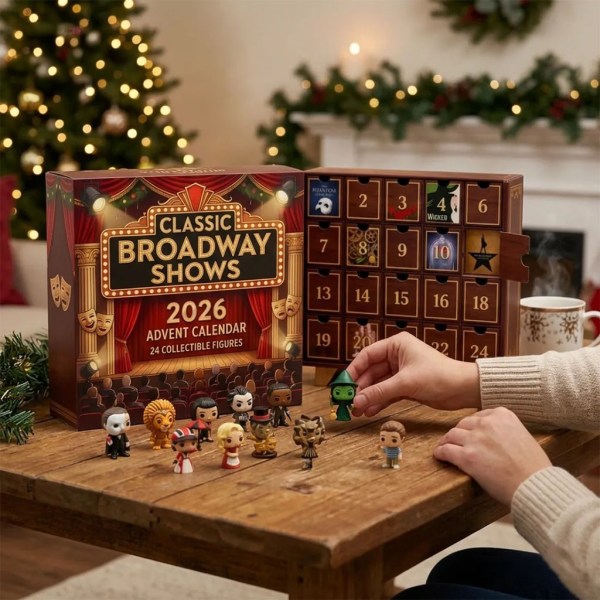 Classic Broadway Shows 2026 Advent Calendar Christmas Ornaments Xmas Tree Decorations - Image 2