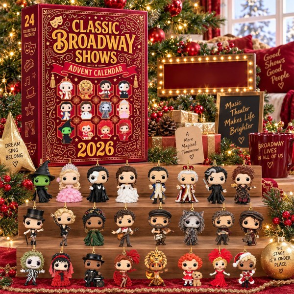 Classic Broadway Shows Advent Calendar 2026 Christmas Ornament Xmas Tree Hanging Decor For Fans - Image 2