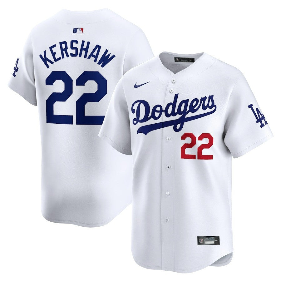 Clayton Kershaw Los Angeles Dodgers 2025 Home Limited Player White Jersey
