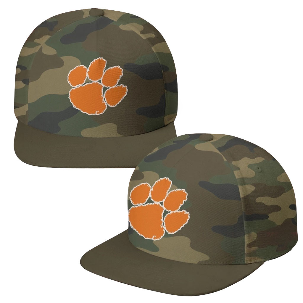 Clemson Tigers Field Ops Camo Snapback Hat 2026 Clemson Tigers Merch Best Gift For Friends