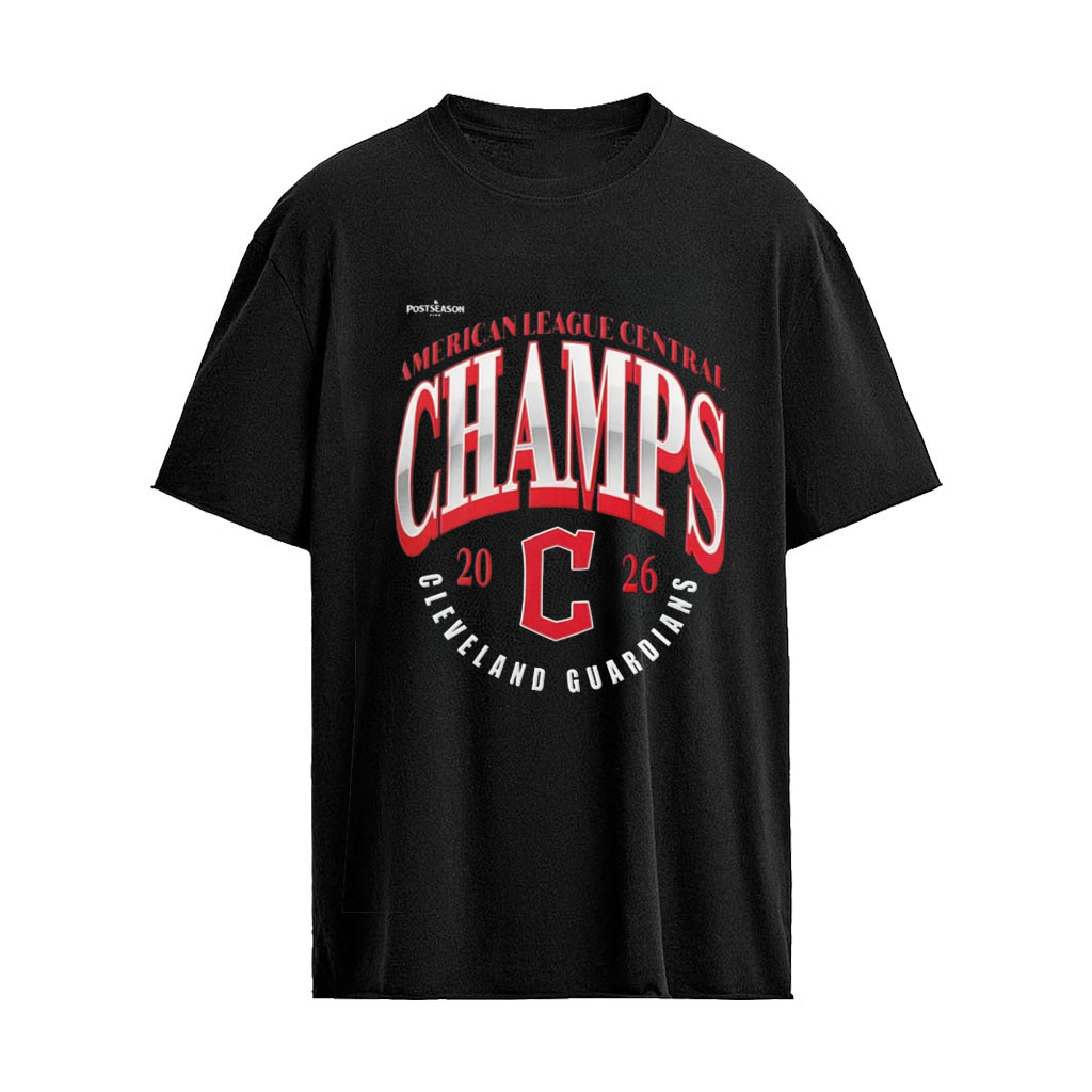 Cleveland Guardians MLB 2026 Postseason AL Central Division Champions Locker Room shirt