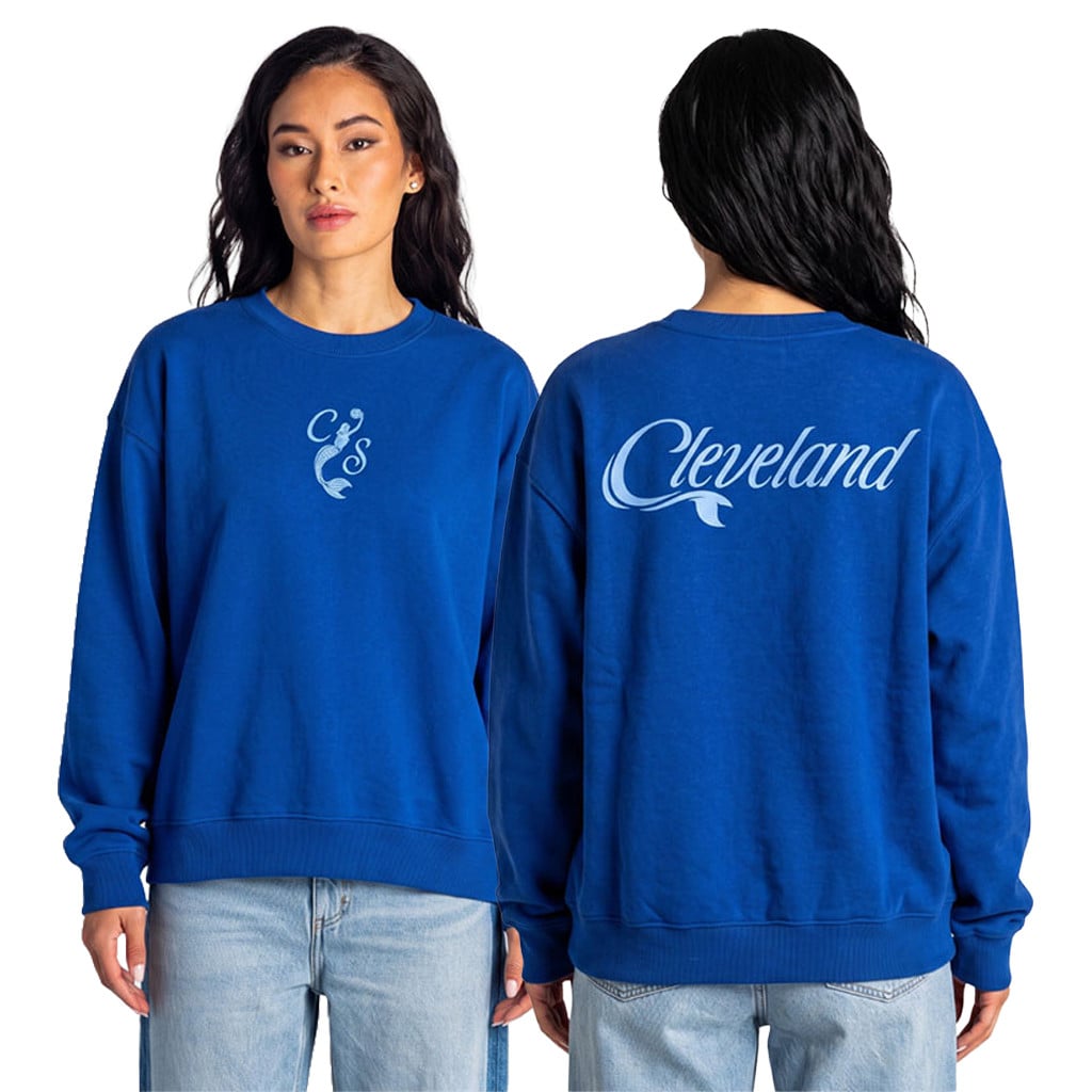 Cleveland Sirens Merch 2026 Wild Collective Siren Crewneck Sweatshirt Basketball Fan Gift Ideas