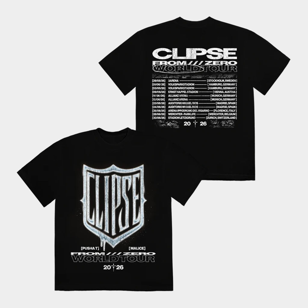 Clipse Merch 2026 From Zero Tour T-Shirt Clipse World Tour Merch Gift For Hip Hop Fans