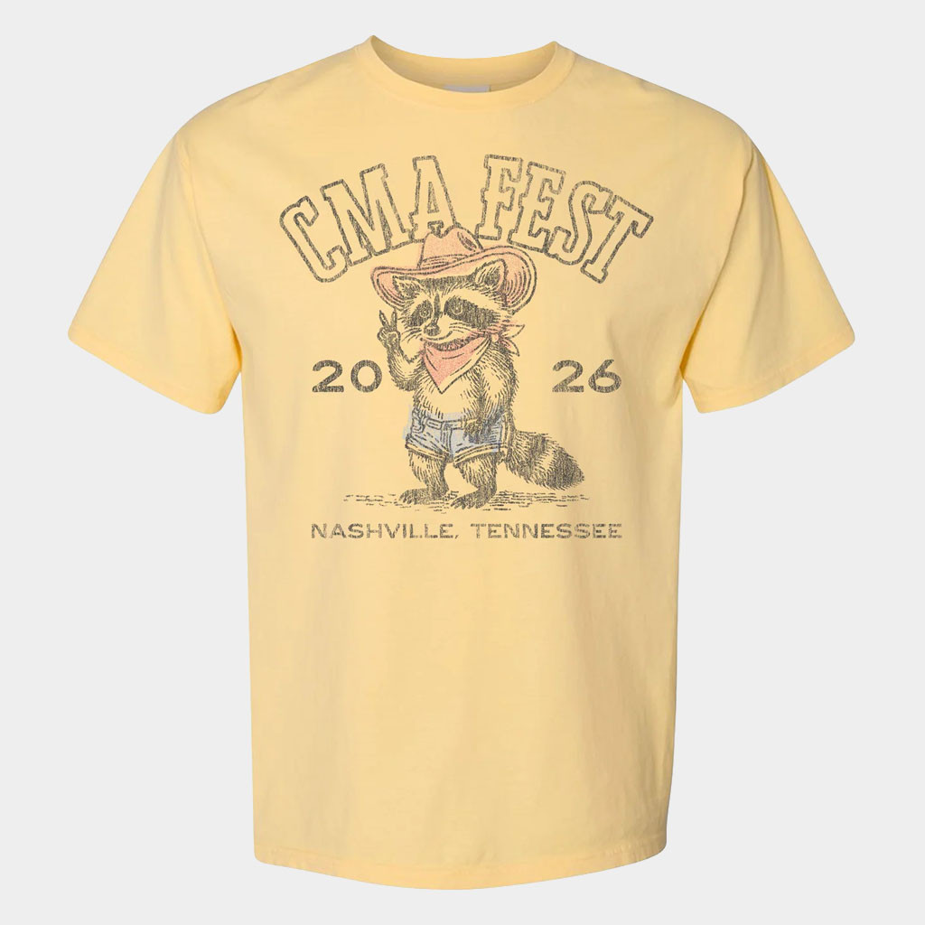 CMA Fest Merch 2026 Raccoon T-Shirt CMA Fest Shirt Best Gifts For Country Music Fans
