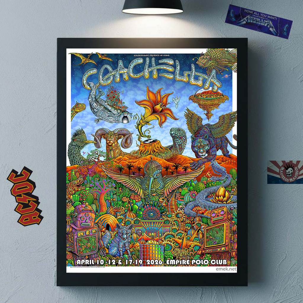 Coachella 2026 Special 25th Anniversary Poster Coachella Merch Decor Gift
