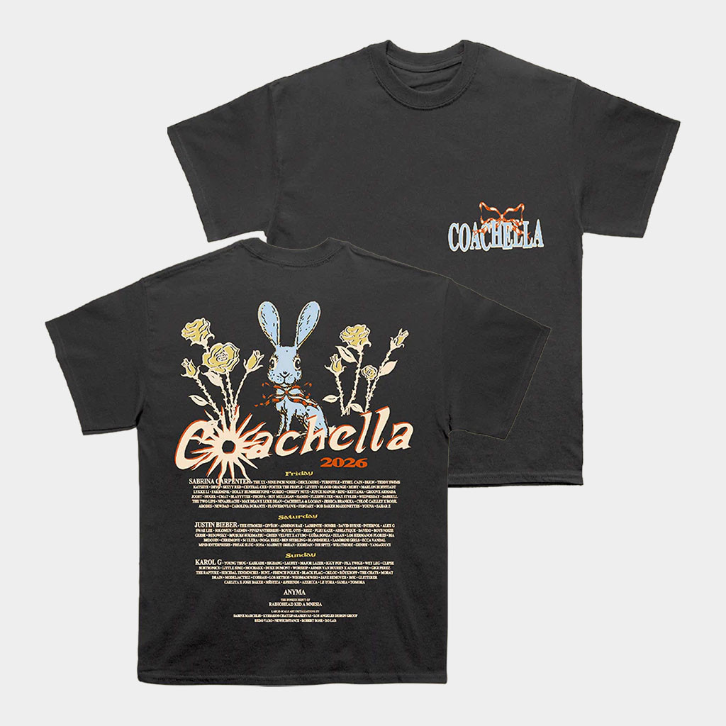 Coachella Merch Ribbons And Roses 2026 Lineup T-Shirt Presents For Music Lovers