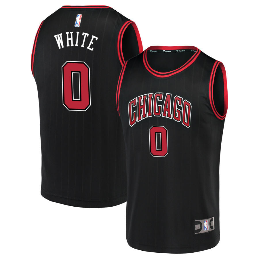 Coby White Chicago Bulls 2025 Statement Edition Jersey - Black