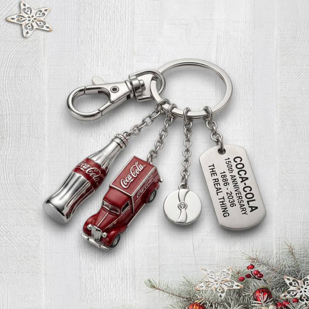 Coca Cola 150th Anniversary 1886 2026 The Real Thing Collector Keychain Best Gifts For Brother