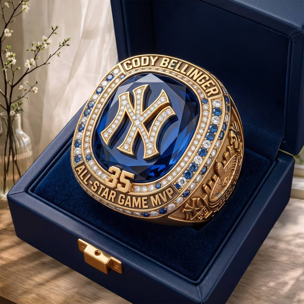 Cody Bellinger New York Yankees All-Star Game MVP 2026 Ring NY Yankees Merch Baseball Fan Gift