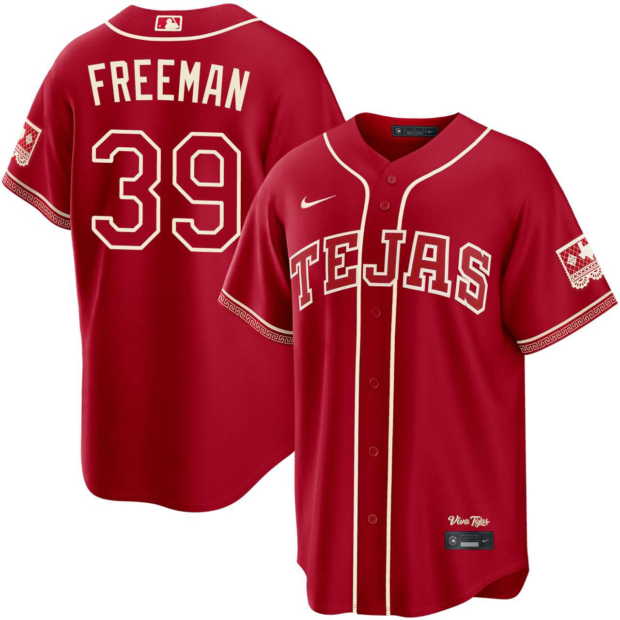 Cody Freeman Texas Rangers 2026 City Connect Jersey - Red