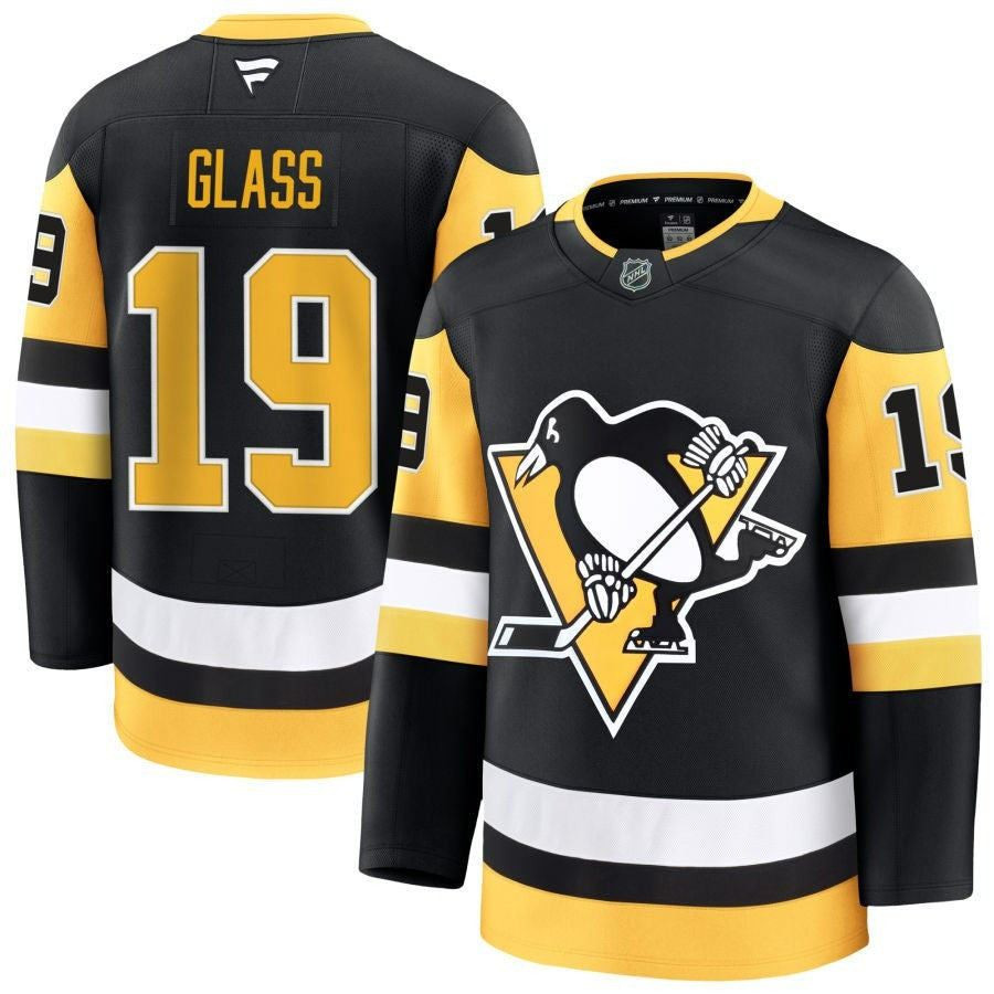 Cody Glass Pittsburgh Penguins 2025 Home Premium Black Jersey 1 Cody Glass Pittsburgh Penguins 2025 Home Premium Black Jersey