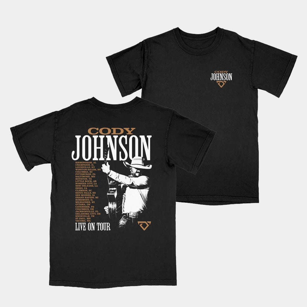 Cody Johnson Merch 2026 Tour Photo T-Shirt Cody Johnson Shirt Gift Ideas For Music Lovers