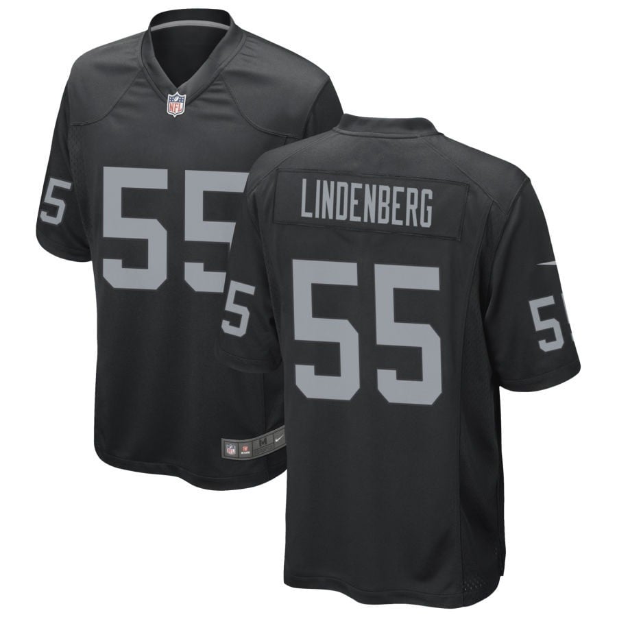 Cody Lindenberg Las Vegas Raiders 2025 Game Jersey - Black