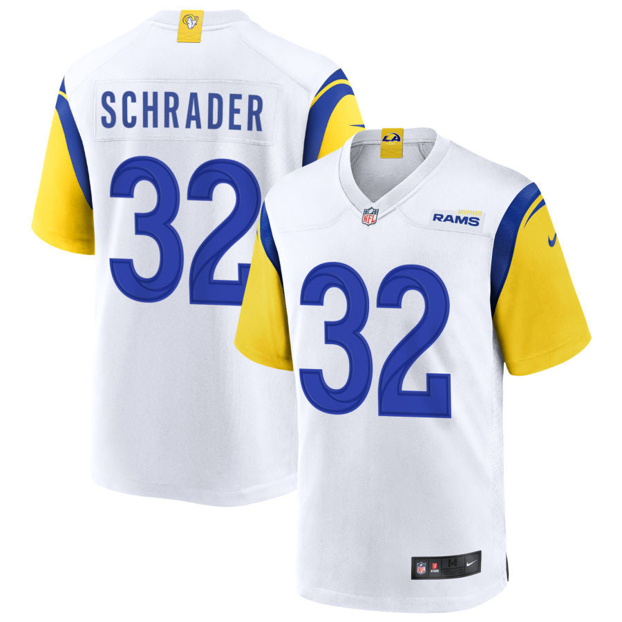 Cody Schrader Los Angeles Rams 2025 Alternate Jersey - White