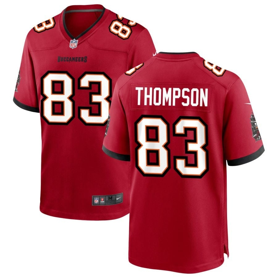 Cody Thompson Tampa Bay Buccaneers 2025 Team Game Jersey - Red