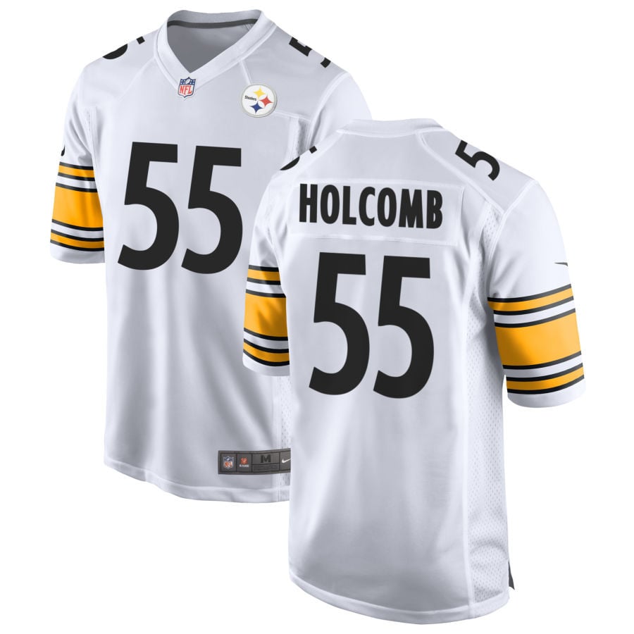 Cole Holcomb Pittsburgh Steelers 2025 Game Jersey - White