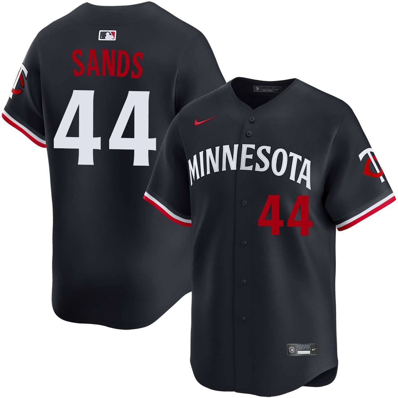 Cole Sands Minnesota Twins 2026 Alternate Limited Jersey - Navy
