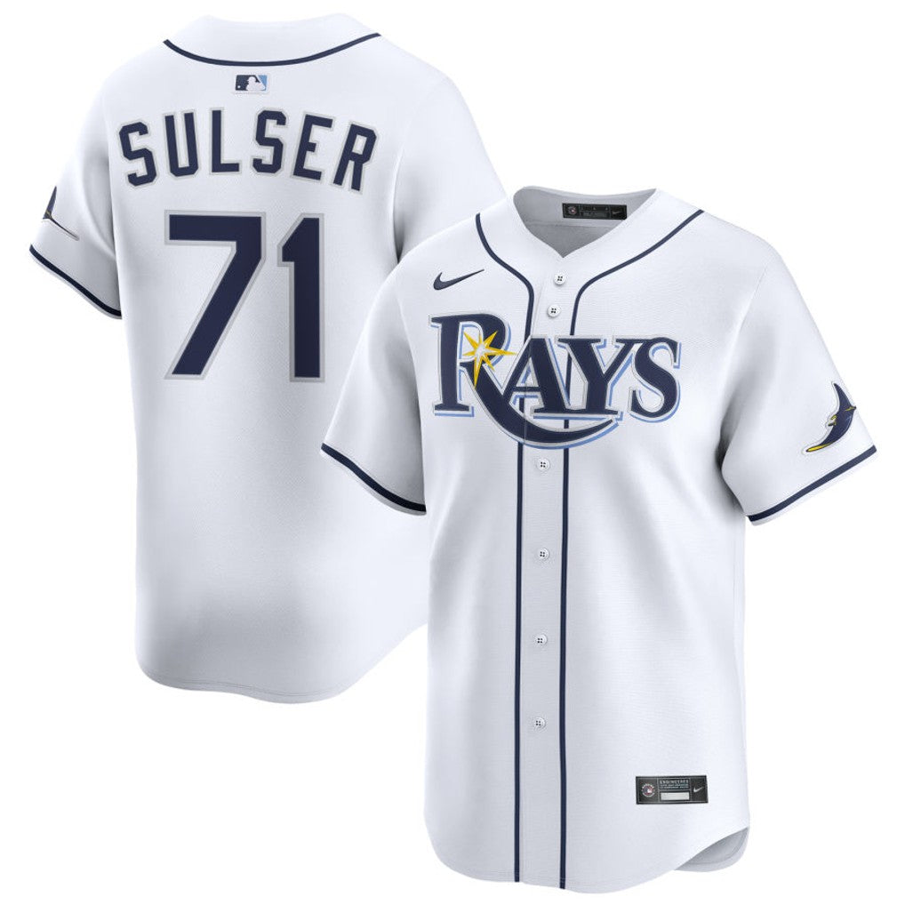 Cole Sulser Tampa Bay Rays 2026 Home Limited Jersey - White