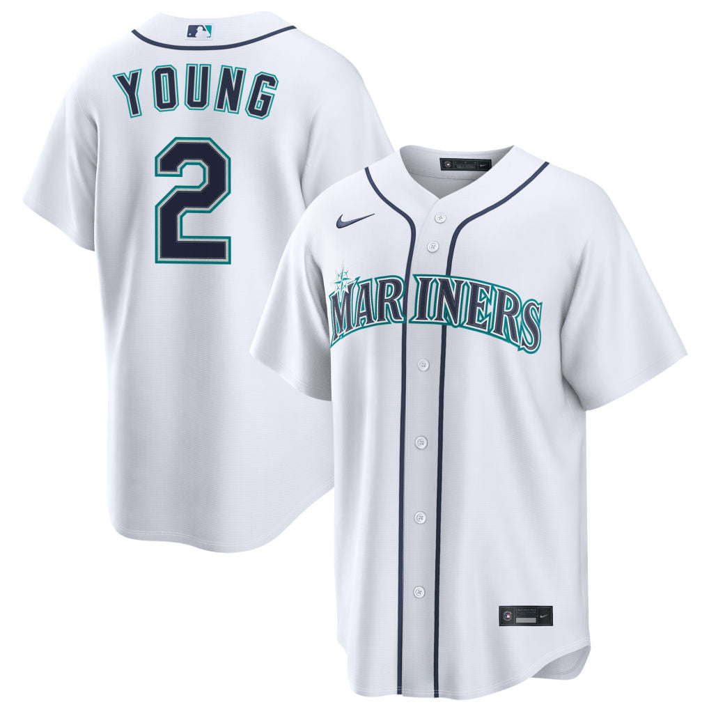 Cole Young Seattle Mariners 2026 Home Jersey - White