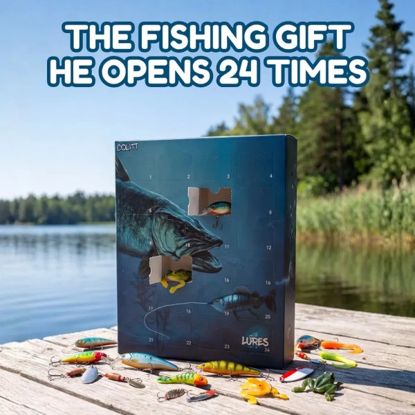 Colitt 2026 Fishing Advent Calendar Fishing Lures Christmas Blind Box Colitt Merch Fisher Gift - Image 2