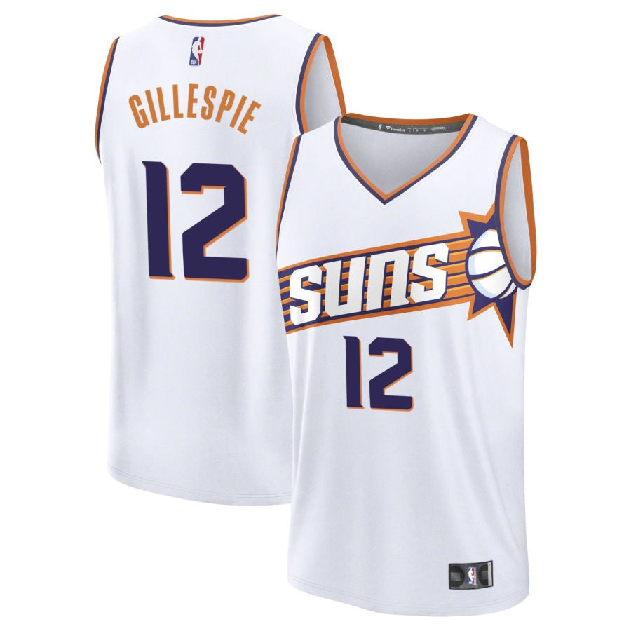 Collin Gillespie Phoenix Suns 2025 Association Edition Fast Break Jersey - White
