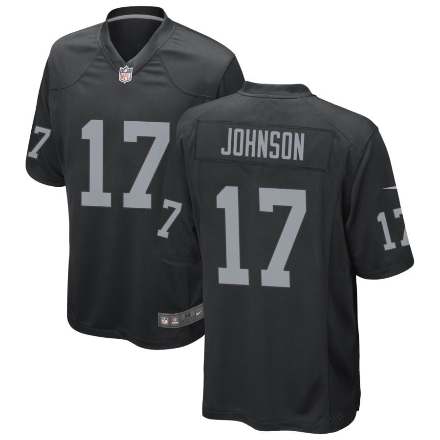 Collin Johnson Las Vegas Raiders 2025 Game Jersey - Black