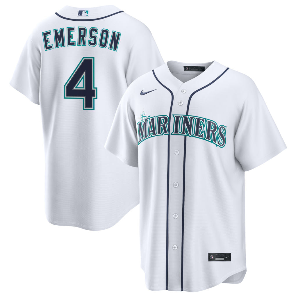 Colt Emerson Seattle Mariners 2026 Home Jersey - White