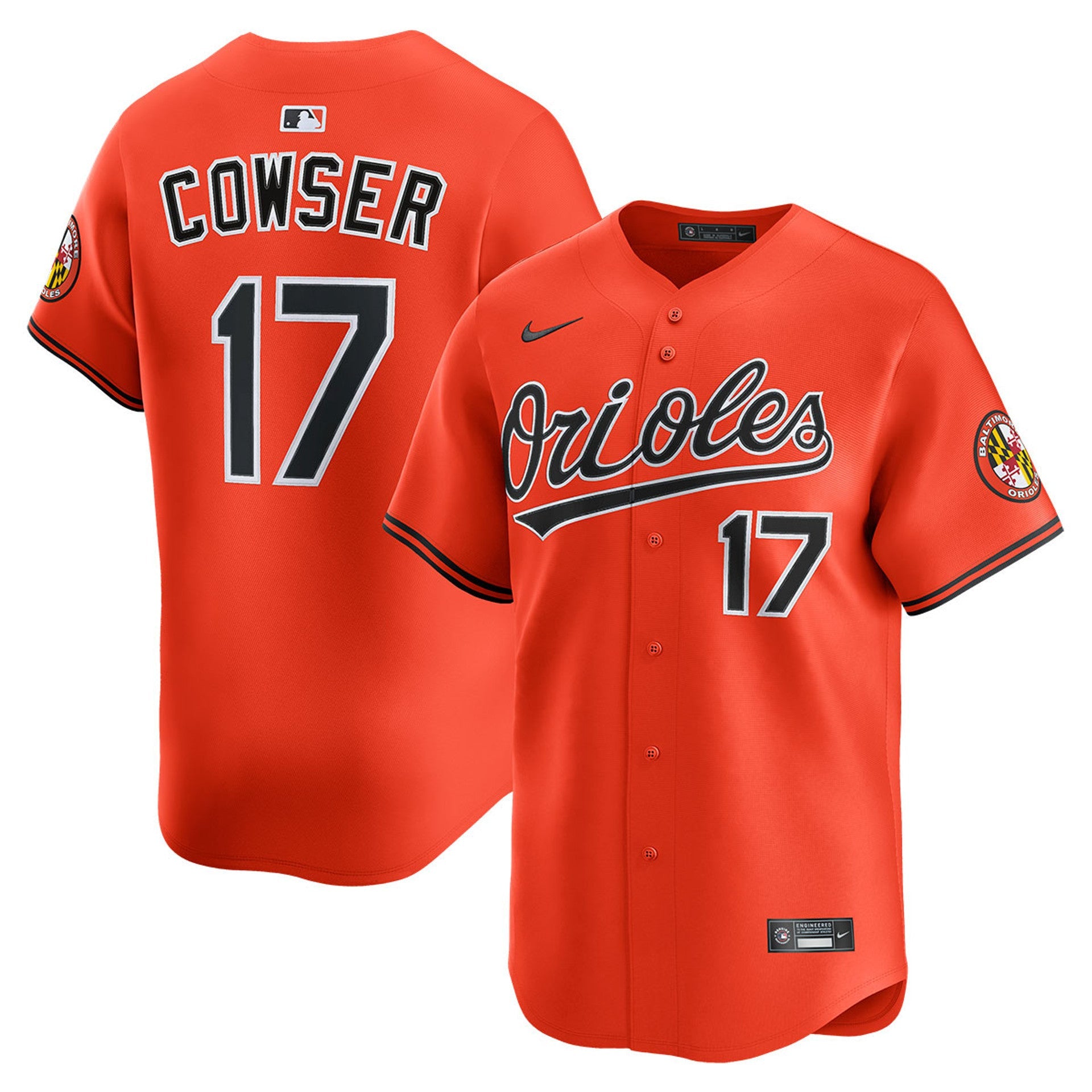 Colton Cowser Baltimore Orioles 2025 Alternate Limited Jersey - Orange
